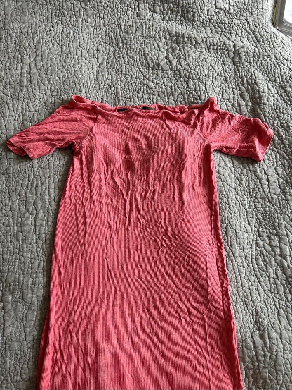 Enza Costa Coral Midi Dress